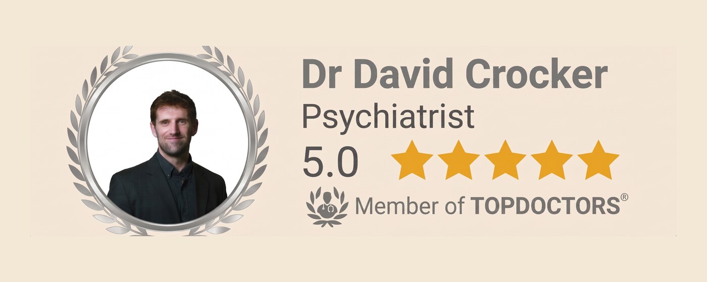 Member of Top Doctors &mdash; Dr David Crocker, Psychiatrist, rated 5.0